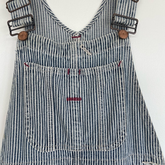 Doen Myrtle Overalls in Hickory Stripe - Picture 4 of 6